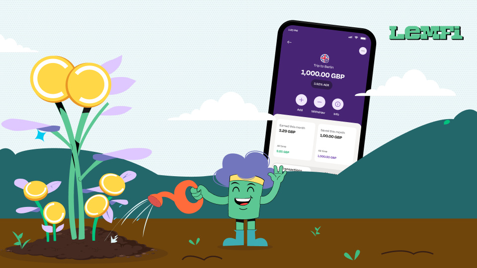 Introducing Instant Access Savings Accounts on LemFi - SAVE, where you spend and send your money.